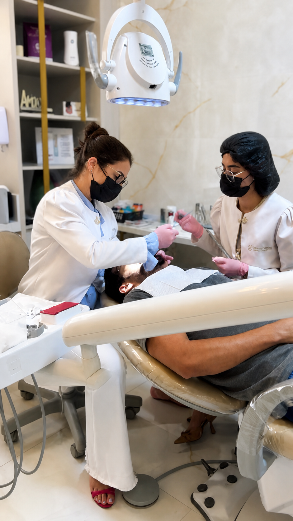 Atendimento odontológico no Instituto Transforme